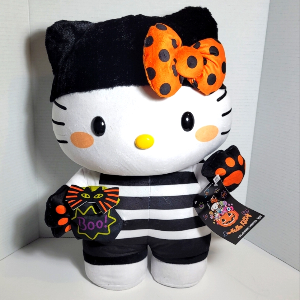 Giant Hello Kitty Standing Halloween Greeter Gemmy NEW 19"